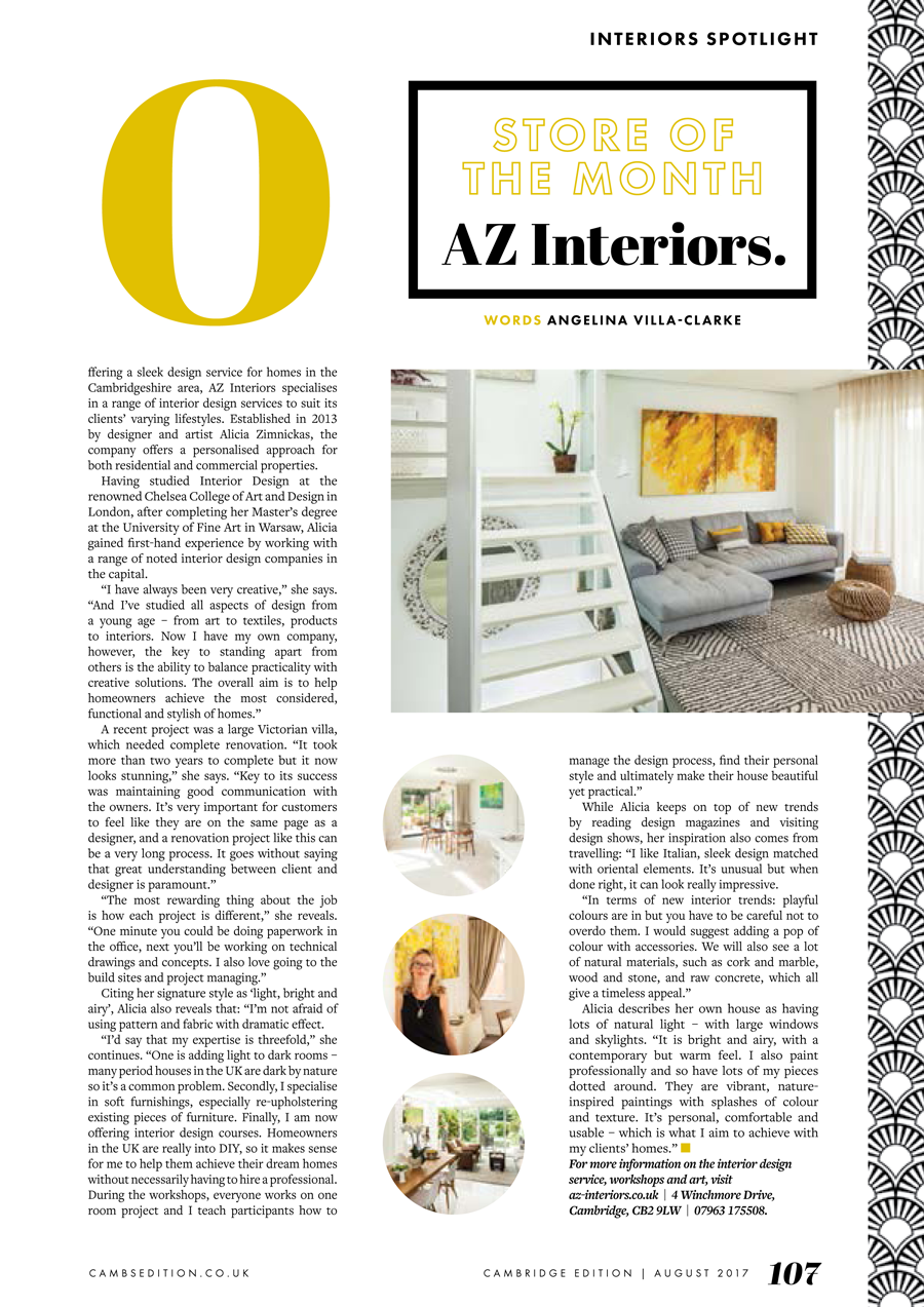 Az Interiors Blog About Interior Design Art And Good Style